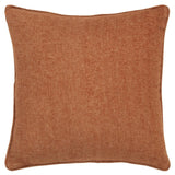 Orange Solid Classic Decorative Throw Pillow - Homeroots
