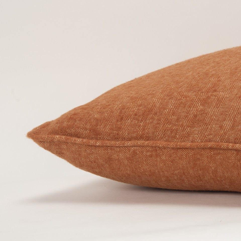 Orange Solid Classic Decorative Throw Pillow - Homeroots