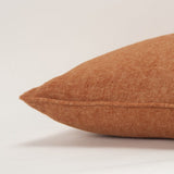 Orange Solid Classic Decorative Throw Pillow - Homeroots