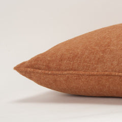 Orange Solid Classic Decorative Throw Pillow - Homeroots