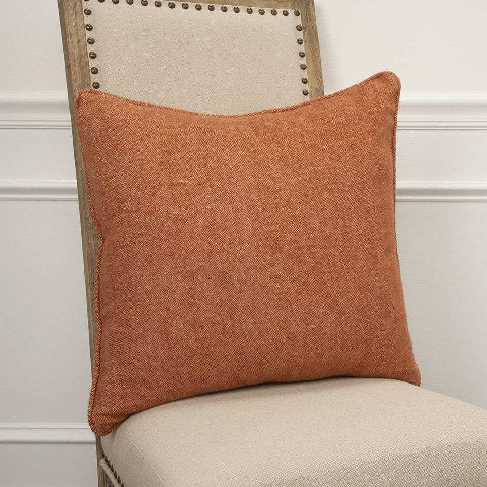 Orange Solid Classic Decorative Throw Pillow - Homeroots - Flyclothing LLC