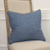 Blue Solid Classic Decorative Throw Pillow - Homeroots - Flyclothing LLC