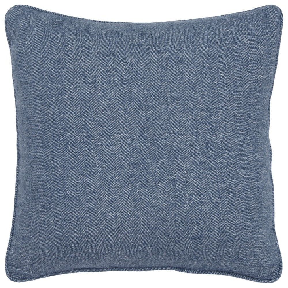 Blue Solid Classic Decorative Throw Pillow
