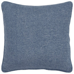 Blue Solid Classic Decorative Throw Pillow