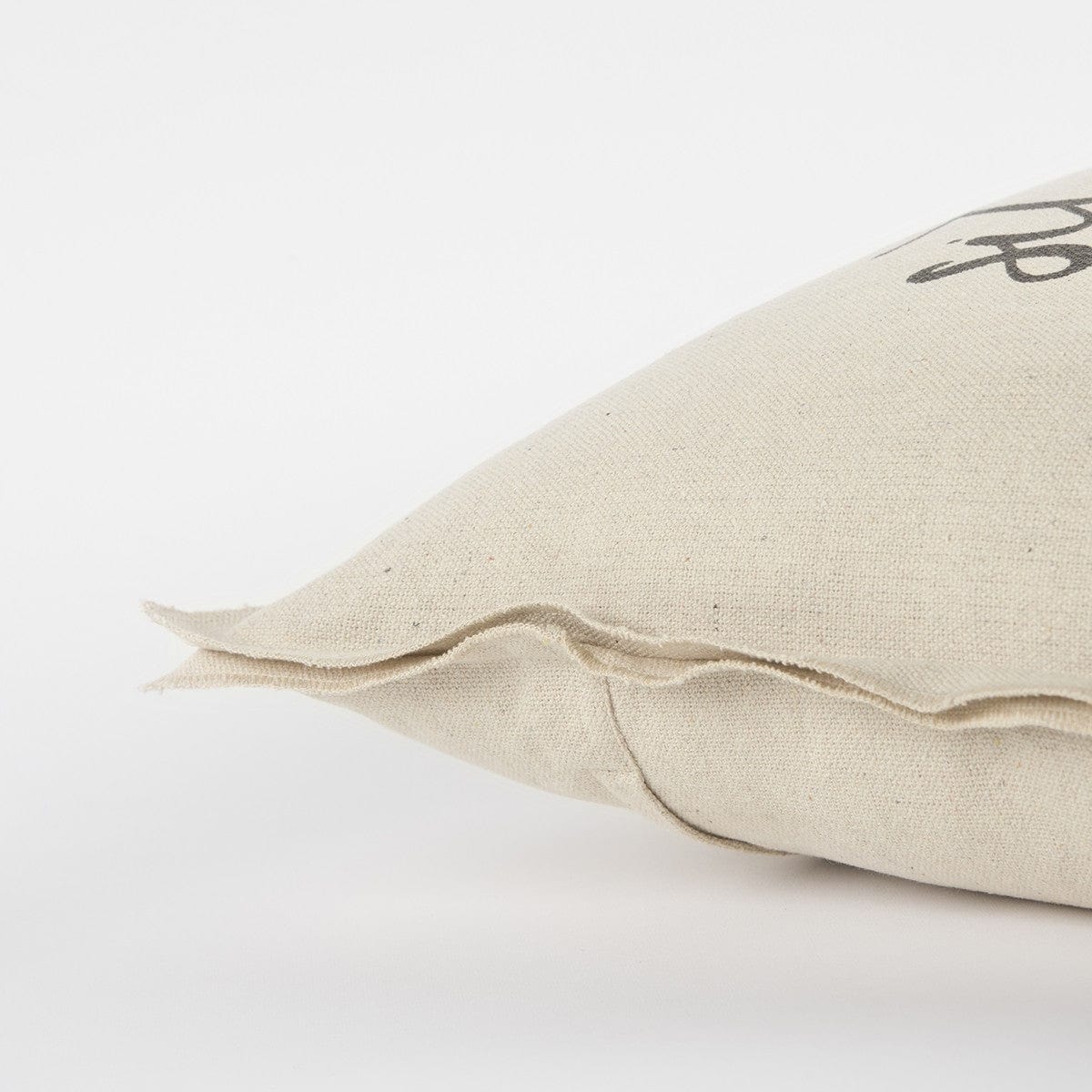 Gray Cream Stay Awhile Decorative Throw Pillow - Homeroots