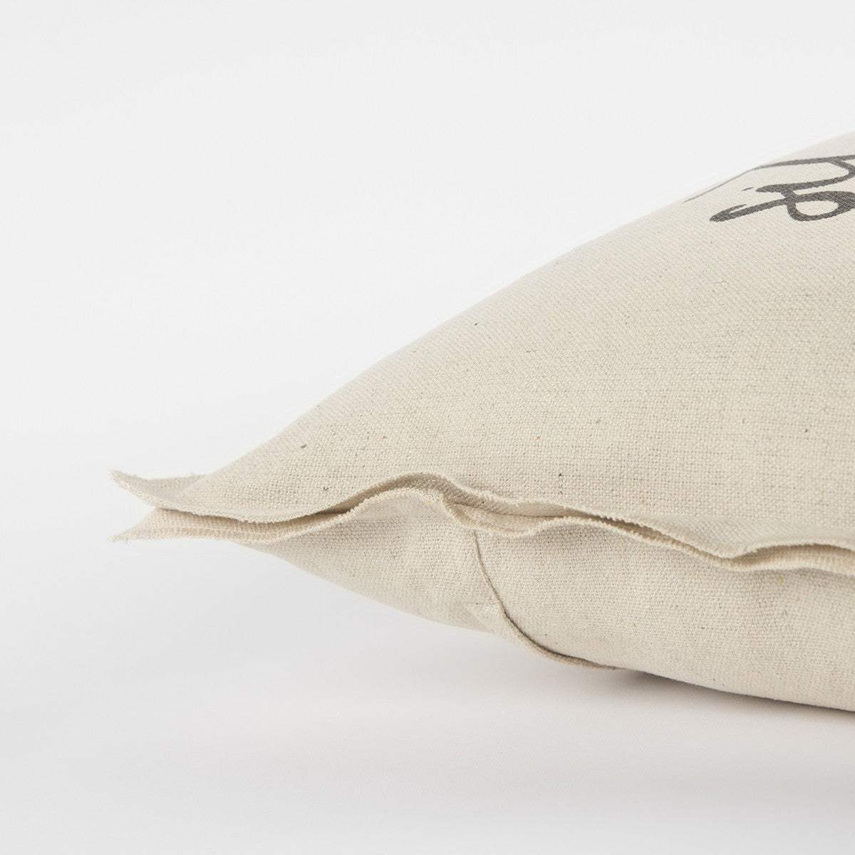 Gray Cream Stay Awhile Decorative Throw Pillow - Homeroots - Flyclothing LLC