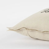 Gray Cream Stay Awhile Decorative Throw Pillow - Homeroots