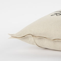 Gray Cream Stay Awhile Decorative Throw Pillow - Homeroots