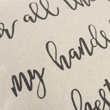 Gray Cream All The Things Throw Pillow - Homeroots - Flyclothing LLC