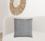 Indigo Ivory Scaled Diamond Pattern Throw Pillow - Homeroots