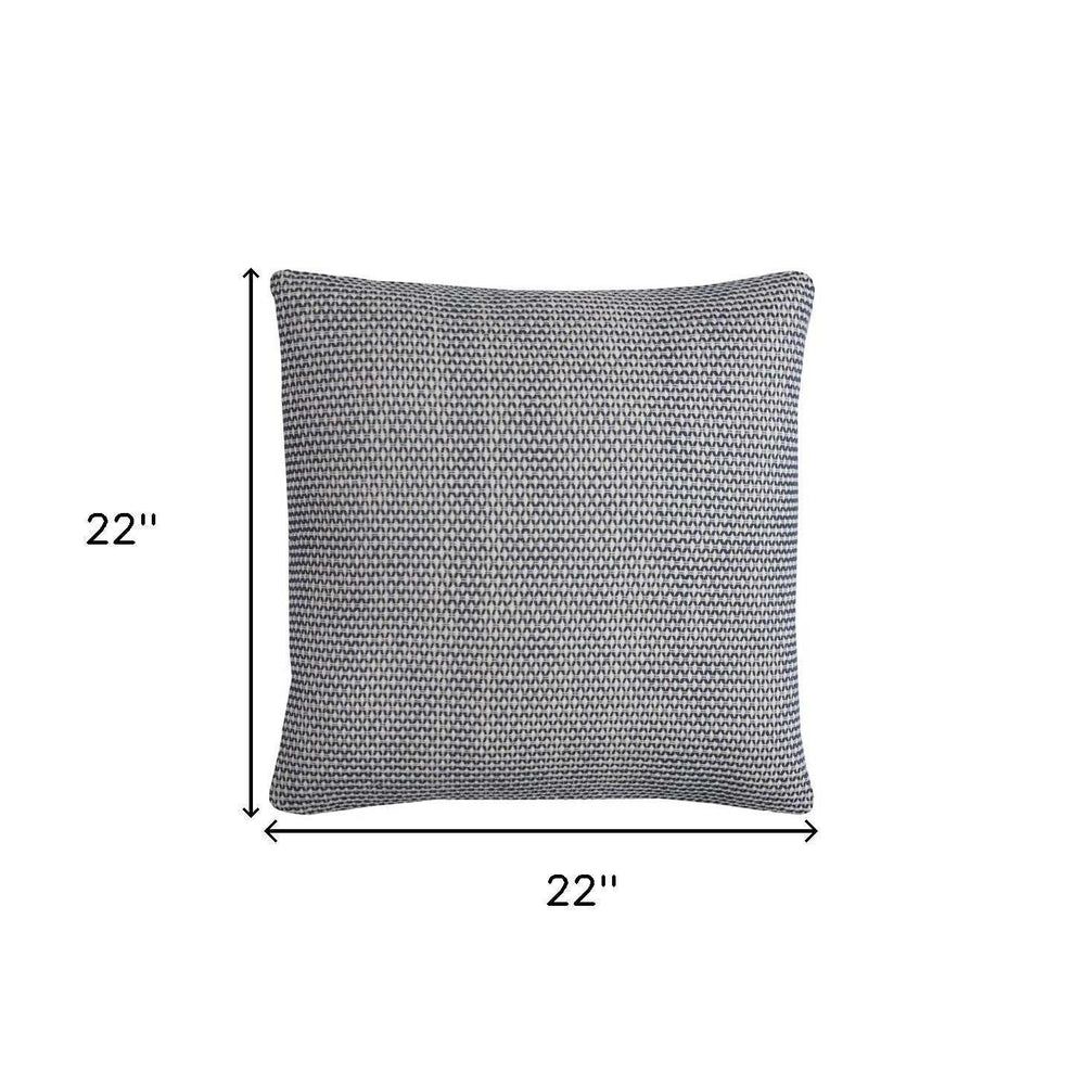 Indigo Ivory Scaled Diamond Pattern Throw Pillow - Homeroots - Flyclothing LLC