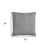 Indigo Ivory Scaled Diamond Pattern Throw Pillow - Homeroots
