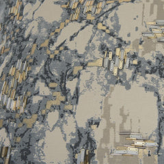 Natural Taupe Marbled Pattern Throw Pillow - Homeroots