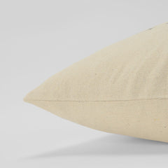 Black Taupe Canvas Iconic Symbols Throw Pillow