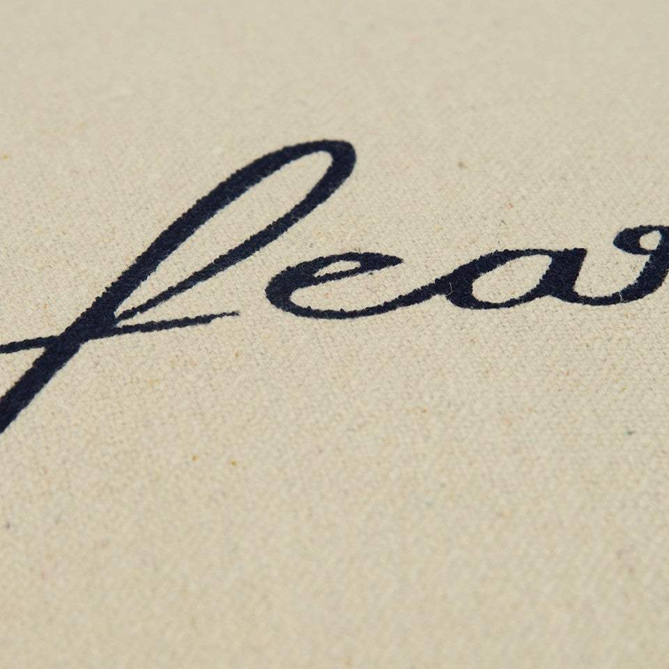 Black Taupe Canvas Fearless Throw Pillow - Homeroots - Flyclothing LLC