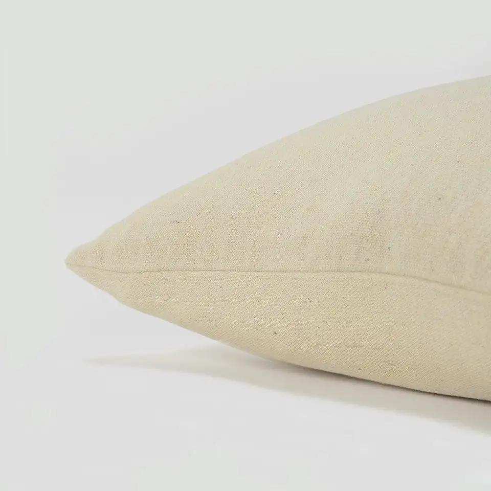 Black Taupe Canvas Fearless Throw Pillow - Homeroots - Flyclothing LLC