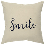 20" X 20" Black and Taupe Cotton Zippered Pillow - Homeroots