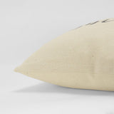 20" X 20" Black and Taupe Cotton Zippered Pillow - Homeroots - Flyclothing LLC