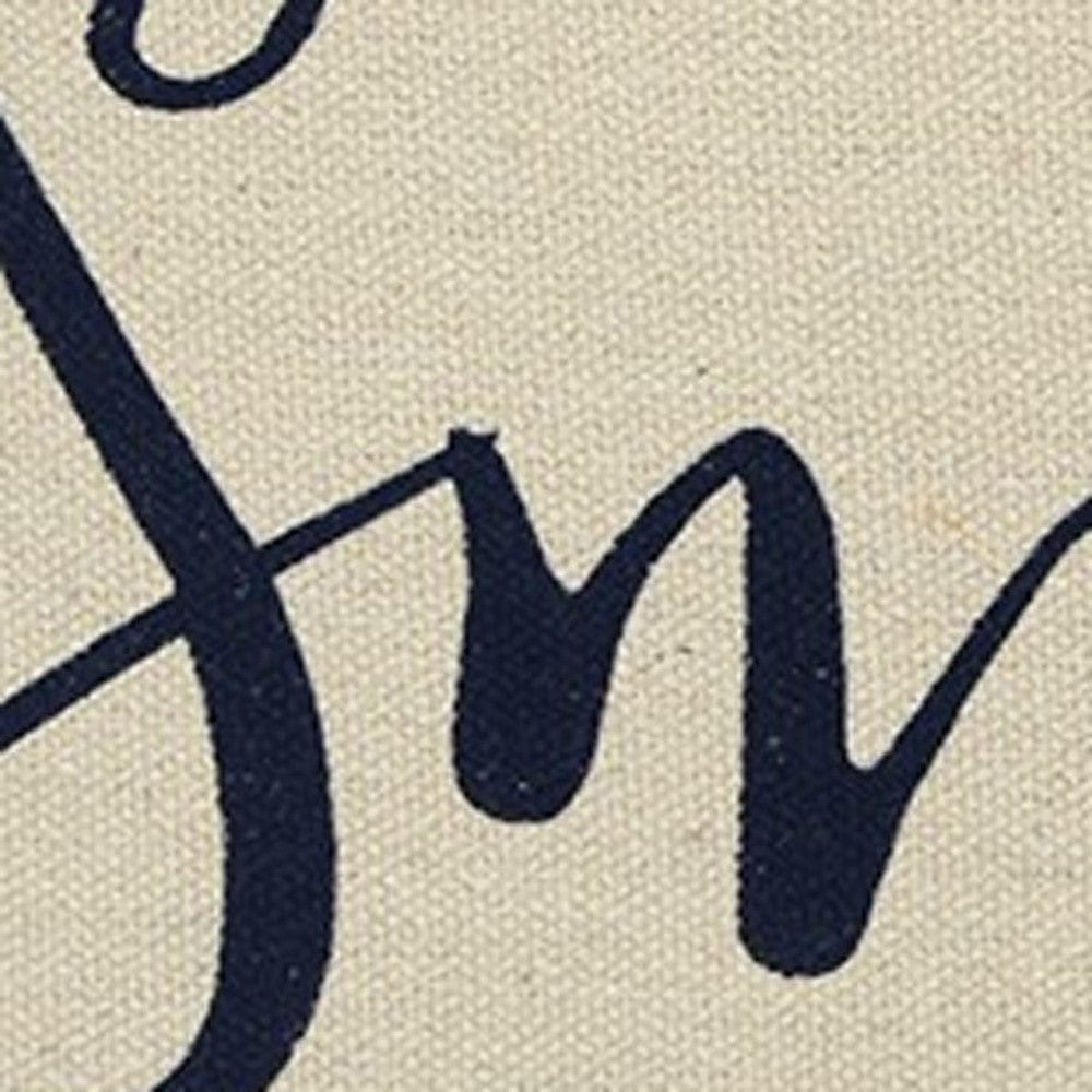 20" X 20" Black and Taupe Cotton Zippered Pillow - Homeroots - Flyclothing LLC