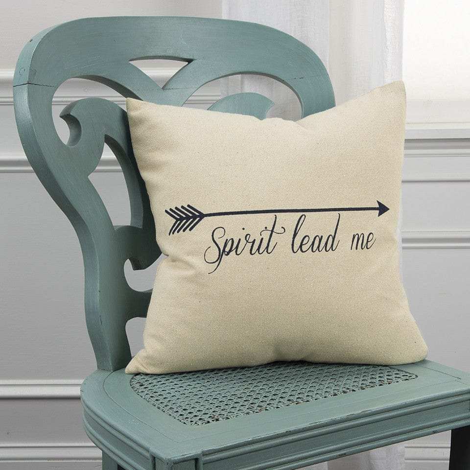 Black Taupe Canvas Spirit Lead Throw Pillow - Homeroots - Flyclothing LLC