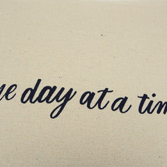 Black Taupe Canvas One Day Throw Pillow - Homeroots