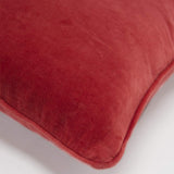 20" Red Cotton Throw Pillow - Homeroots - Flyclothing LLC