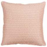 Blush Smooth Weaved Modern Throw Pillow - Homeroots