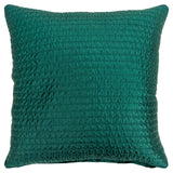 Teal Smooth Weaved Modern Throw Pillow - Homeroots