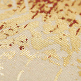 Beige Navy Distressed Retro Modern Throw Pillow - Homeroots - Flyclothing LLC