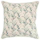 Teal Tiny Floral Buds Throw Pillow - Homeroots