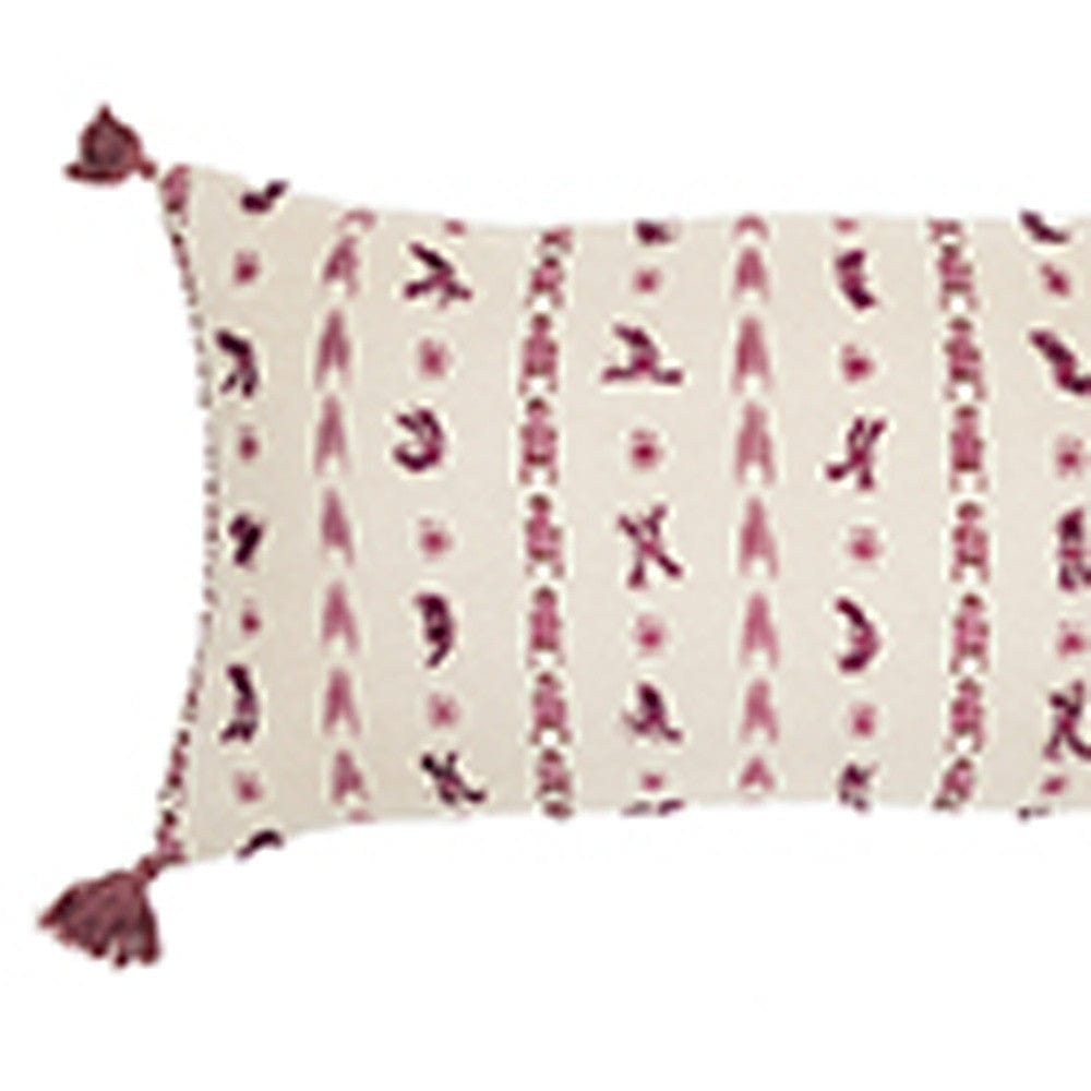 14" X 26" Natural Cotton Throw Pillow - Homeroots - Flyclothing LLC