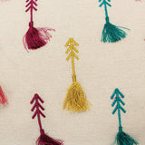 Bright Tone Feathered Arrows Lumbar Pillow - Homeroots
