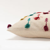 Bright Tone Feathered Arrows Lumbar Pillow