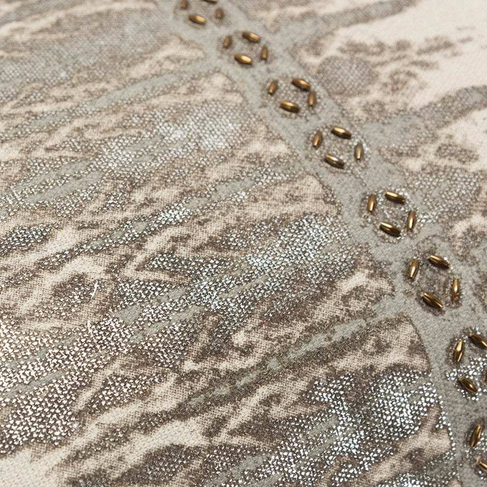 Gray Beige Tribal Distressed Lumbar Pillow - Homeroots - Flyclothing LLC