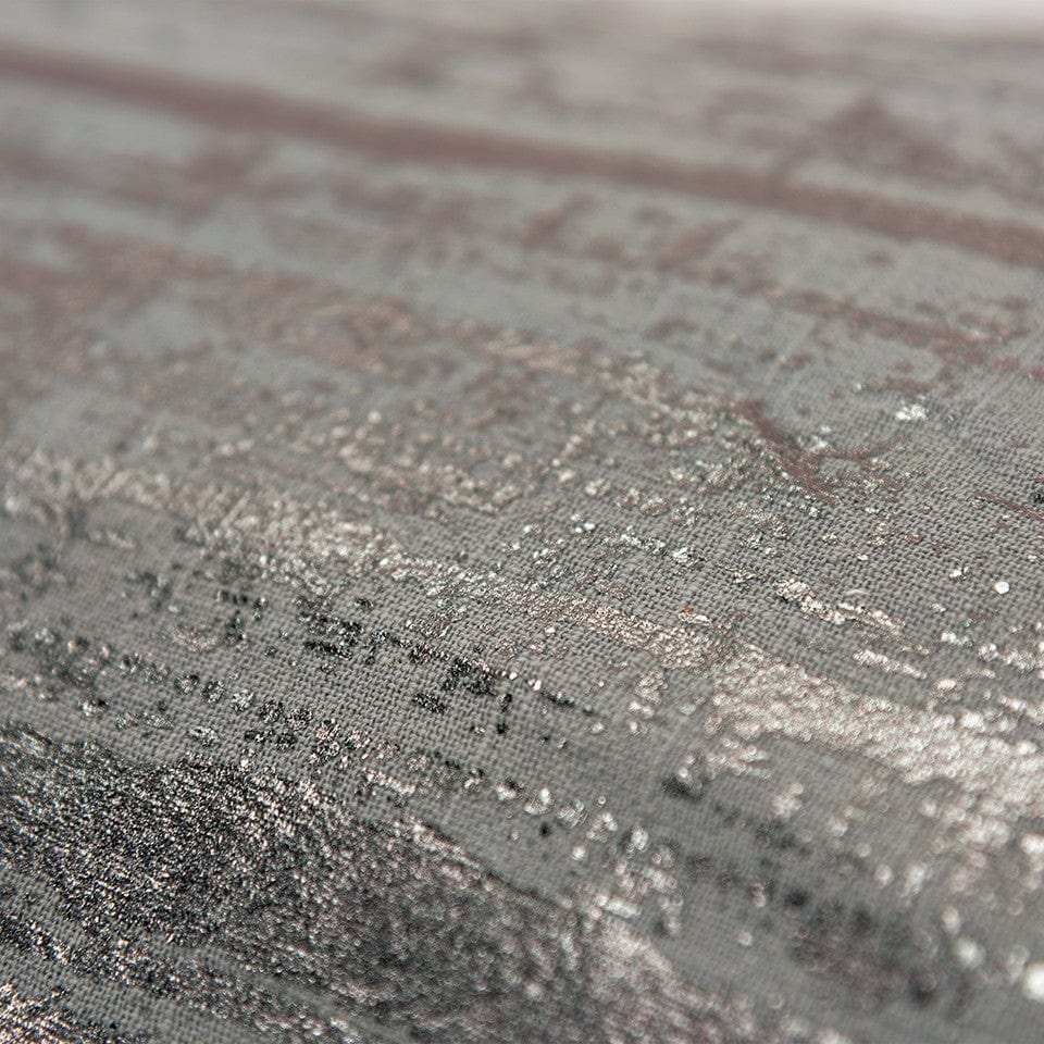 Silver Distressed Brush Stroke Lumbar Pillow - Homeroots - Flyclothing LLC