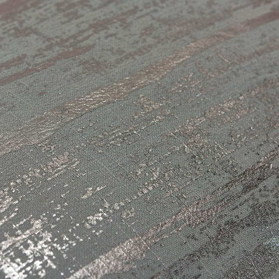 Silver Distressed Brush Stroke Lumbar Pillow - Homeroots - Flyclothing LLC