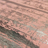 Blush Distressed Brush Stroke Lumbar Pillow - Homeroots - Flyclothing LLC