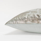 Aqua Distressed Brush Stroke Lumbar Pillow - Homeroots