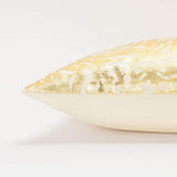 Gold Foil Etched Pattern Lumbar Pillow - Homeroots - Flyclothing LLC