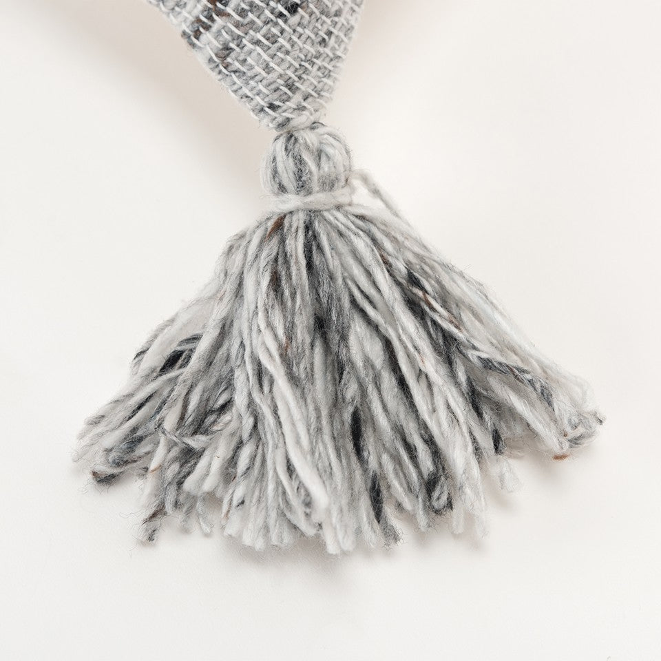 Set of Two 20" X 20" Gray Indoor Outdoor Throw Pillow Cover & Insert - Homeroots