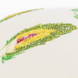 Lemon Green Artichoke Embroidered Lumbar Pillow - Homeroots - Flyclothing LLC