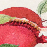 Red White Pomegranates Decorative Throw Pillow - Homeroots