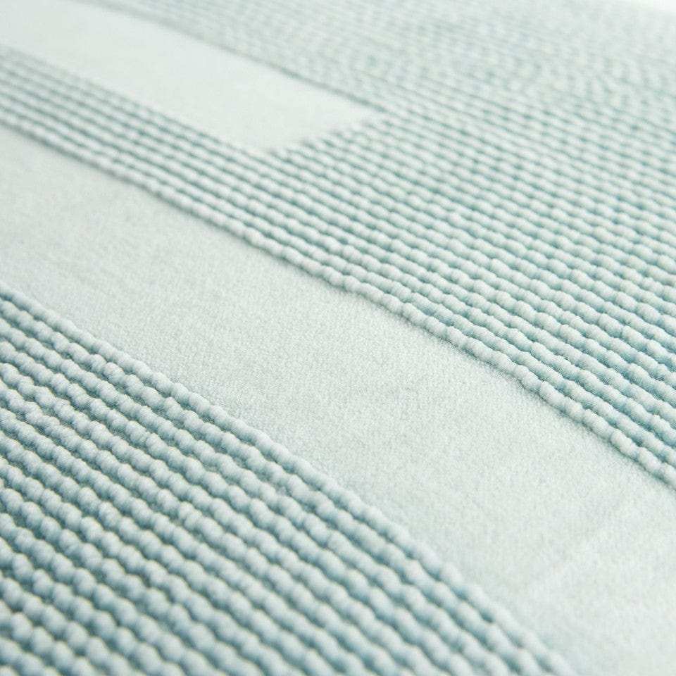 Aqua Blue Dimensional Pattern Play Throw Pillow - Homeroots - Flyclothing LLC