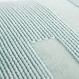 Aqua Blue Dimensional Pattern Play Throw Pillow - Homeroots - Flyclothing LLC