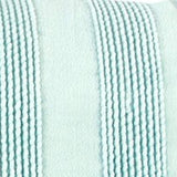 Aqua Blue Dimensional Pattern Play Throw Pillow - Homeroots - Flyclothing LLC