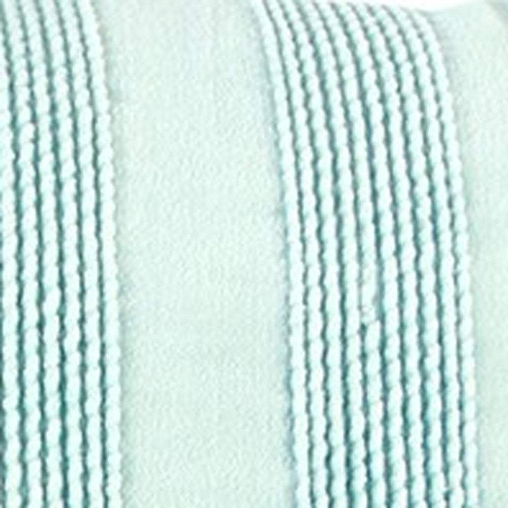 Aqua Blue Dimensional Pattern Play Throw Pillow - Homeroots - Flyclothing LLC