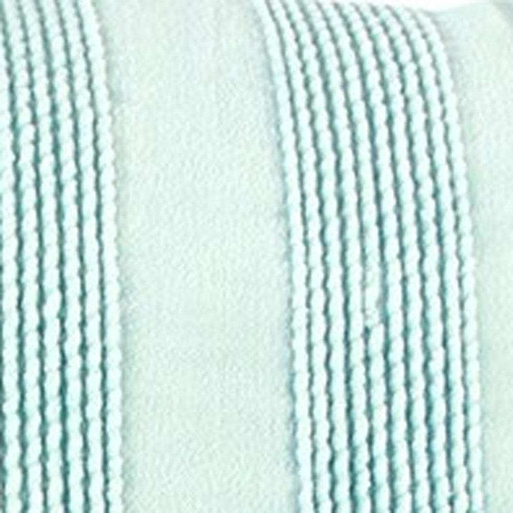 Aqua Blue Dimensional Pattern Play Throw Pillow - Homeroots - Flyclothing LLC