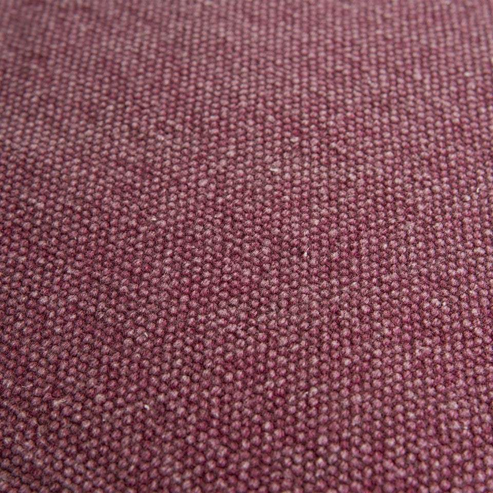 Berry Solid Reversible Cotton Velvet Throw Pillow - Homeroots - Flyclothing LLC