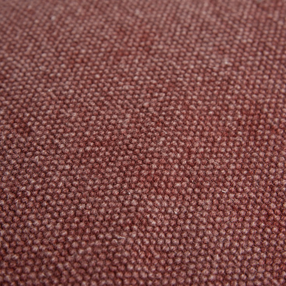 22" Rust Cotton Velvet Throw Pillow