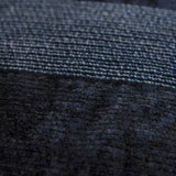 Navy Dimensional Stripe Modern Lumbar Pillow - Homeroots - Flyclothing LLC